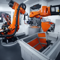 Robot industriel populaire à 6 axes pour le tending et la palettisation CNC KUKA KR12 R1450, charge utile 12 kg, portée 1450 mm, boîte de vitesses, moteur, PLC de haute performance