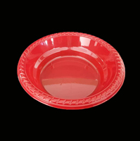 Ensemble de vaisselle jetable LOGO OEM avec étiquette imprimée Bol et assiette en plastique blanc pour mariages et fêtes