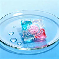 Capsules de lessive en gel, formule naturelle, nettoyage en profondeur, parfum durable