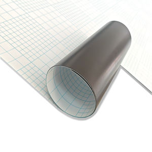 China Factory Customized Size <strong>Rubber</strong> Coated Black Ferrite Magnetic Sheet Roll Industrial <strong>Magnets</strong> Adhesive Backing Cutting - Product Image 3
