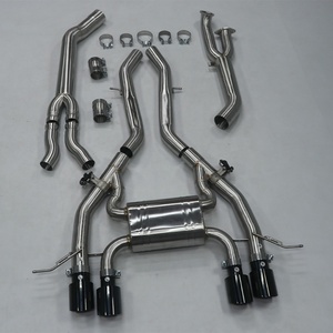 Valvetronic Exhaust Catback Performance Single Mid Pipe 304 Stainless Steel for Bmw G8x G80 G82 M3 M4 Exhaust - Product Image 1