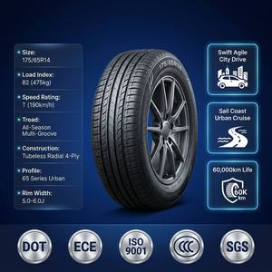 Pneumatico Radiale Tubeless <span class=keywords><strong>175</strong></span>/65R14 82H per Tutte le Stagioni, 4 Strati, Sail Coast Leisure Calm Urban Eco Compact Plus <span class=keywords><strong>175</strong></span> <span class=keywords><strong>65</strong></span> <span class=keywords><strong>R14</strong></span> - Product Image 2