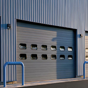 <span class=keywords><strong>Porte</strong></span> <span class=keywords><strong>sectionnelle</strong></span> industrielle rouge de Fire-Engine <span class=keywords><strong>pour</strong></span> caserne de pompiers, isolation, coupe-feu, résistant au vent, OEM - Product Image 1