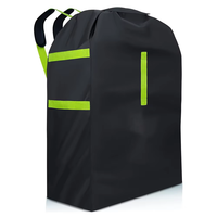 Grand sac de voyage pour poussette, durable, pour avion, avec housse de protection pour le contrôle à la porte et sangles de sac à dos, pochette de rangement, compatible avec les poussettes doubles