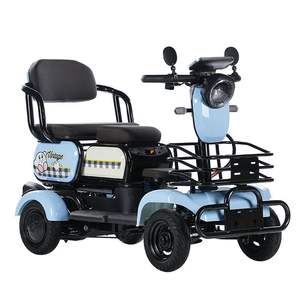 Tricycles électriques à passagers et à marchandises à quatre roues haute puissance 48V 600W 20AH 2 <span class=keywords><strong>places</strong></span> pour adultes - Product Image 1