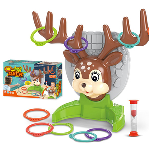 Kids Educational Toys Deer Shaped Board <strong>Games</strong> <strong>Hook</strong> and Ring <strong>Game</strong> Indoor Outdoor Tossing <strong>Game</strong> - Product Image 6