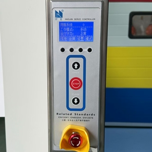 <span class=keywords><strong>Porte</strong></span> de garage industrielle automatique coulissante rapide en acier inoxydable HAOLAN HLC-100, enrouleur électrique en PVC, antivol, étanche - Product Image 5