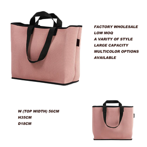 Sac fourre-tout de plage en <span class=keywords><strong>néoprène</strong></span> pour femmes, sacs à main de mer grande capacité en <span class=keywords><strong>néoprène</strong></span> avec petite pochette, nouvelle collection 2022 - Product Image 4