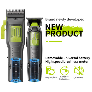 Kit da Barbiere LILIPRO L52&M52, <span class=keywords><strong>Set</strong></span> di Tagliacapelli e <span class=keywords><strong>Regolabarba</strong></span> Senza Fili per Salone con Lame Rivestite in DLC e Motore Brushless - Product Image 1