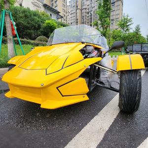 Tricycle haute performance à grande vitesse homologué CEE, 350 cm³, à batterie, carrosserie ouverte, véhicule de sport de course - Product Image 4
