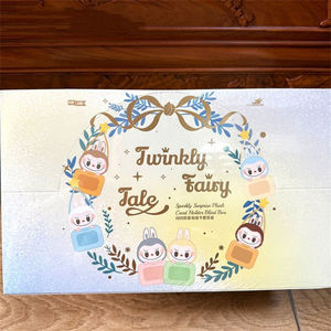 Labubus Twinkly FairyTale de PopMart Official Store Série Sparkly Boîte aveugle en PVC Porte-cartes en peluche Exclusif pour Pop Land Gift - Product Image 2
