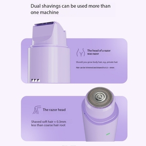 Nouvel Épilateur Électrique 2-en-1 Sans Fil pour Femme, Tondeuse Double Tête Indolore pour Maillot et Corps - Product Image 2
