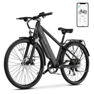 Vélo électrique de ville M614 36V 26 pouces pour hommes, vélo de <span class=keywords><strong>route</strong></span> intelligent à 7 vitesses, moteur direct d'usine de 750 <span class=keywords><strong>watts</strong></span>, avec capteur 36V - Product Image 1