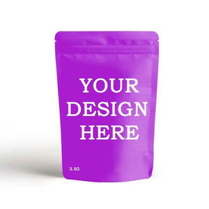 Bolsa de comida de Mylar de polipropileno Ziplock Chips de plátano de Nicotin gomoso de <span class=keywords><strong>galletas</strong></span> de paquete de marca personalizada de los fabricantes - Product Image 5