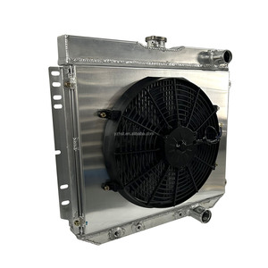 Radiateur en alliage d'aluminium avec cache de ventilateur pour <span class=keywords><strong>Ford</strong></span> Mustang Country Sedan Country Squire Fairlane / Mercury <span class=keywords><strong>Cougar</strong></span> 1962-1972 - Product Image 3