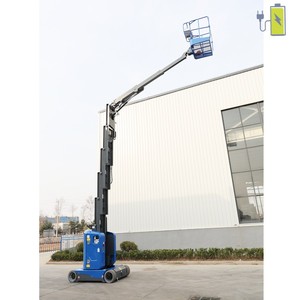 6m 8m 10m Electric Aluminum Alloy One <b>Man</b> <b>Lift</b> <b>Hydraulic</b> Platform Vertical Single Mast <b>Lift</b> for Aerial Work - Product Image 6