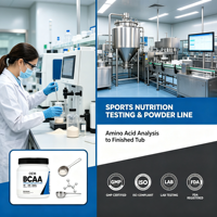L-Glutamine sans sucre pour adultes, boisson de récupération musculaire après l'entraînement, acides aminés, 10-19g de protéines, poudre de BCAA, 540g, HALAL, OEM