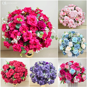 Boule de fleurs artificielles en <span class=keywords><strong>gypsophile</strong></span> blanche de 40/50/60 cm, décoration de centre de table de <span class=keywords><strong>mariage</strong></span>, événement floral, fête - Product Image 4