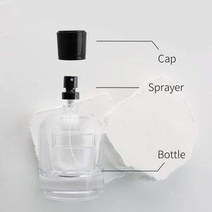 Botella de Perfume de Vidrio Transparente Recargable de Lujo Eric de 90 ml con Caja Personalizada - Product Image 6