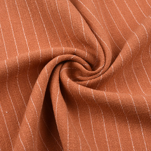 6805 Spandex Linen Stripe Woven <b>Fabric</b> Medium <b>Weight</b> Stretch Apparel Sportswear - Product Image 2