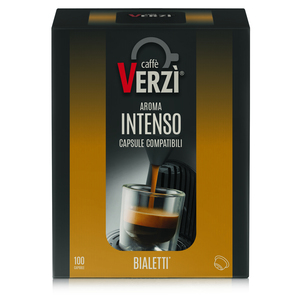 Capsule Compatibili BIALETTI 100 VERZI MISCELA INTENSO per Macchine Monodose 0,14g/Capsula - Product Image 1