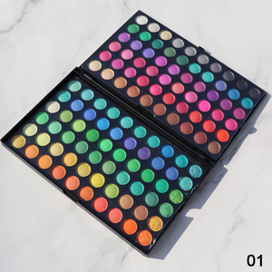 Bán buôn tùy chỉnh lâu dài <span class=keywords><strong>120</strong></span> đa-màu sắc <span class=keywords><strong>Eyeshadow</strong></span> <span class=keywords><strong>Pallet</strong></span> nhãn hiệu riêng Matte ánh sáng lung linh không thấm nước thuần chay Eye Shadow Palette - Product Image 2
