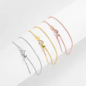 925 sterling silver rose yellow gold plated bracelet fashion shell friendship chain bracelets