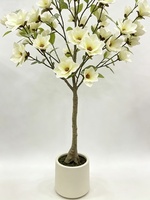 Neue Umweltfreundliche Hochwertige Dekoration für Haus, Garten und Hochzeit: Künstlicher Magnolien-Orchideenbaum für Innen- und Außenbereich