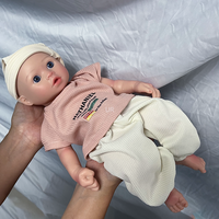 Poupée Reborn en Silicone Souple Personnalisée de 40 cm (16 Pouces) Corps Entier, Bébé Fille Nouveau-né Personnalisé pour Enfants / Présentoir de Vêtements pour Bébés