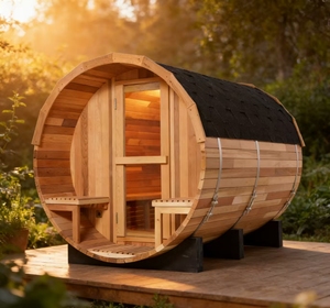 Sauna Exterior de Madera de Cedro Natural - Product Image 1