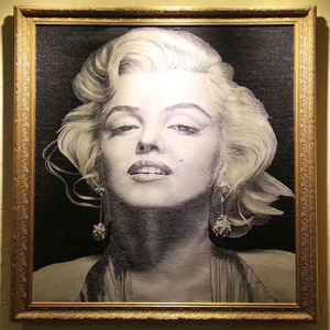 Lussuoso Ritratto Femminile in <span class=keywords><strong>Mosaico</strong></span>, Arte Murale in <span class=keywords><strong>Vetro</strong></span> Intarsiato Fatto a Mano, Dipinto Decorativo per Hotel, Villa, Soggiorno, Parete d'Accento - Product Image 1