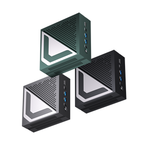 Mạnh mẽ chơi game mini PC AMD ai9 hx370 H365 ai7 Pro 360 12 lõi 24 chủ đề AMD Radeon 890M Dual Lan mini máy tính chơi game PC - Product Image 1