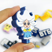 Funda de Goma 3D Personalizada para Memoria USB con Logotipo, Cubierta Protectora de USB Promocional para Regalos de Bienvenida, OEM ODM