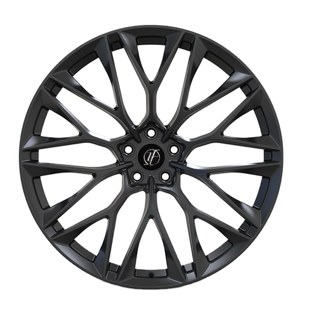 Yufei 22-дюймовые 5x112 кованые колеса глянцевые черные кованые колеса подходят для автомобиля Сменные ступицы колеса