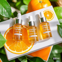 Suero Profesional Antienvejecimiento y Antiarrugas con Vitamina C, Niacinamida, Ácido Hialurónico y Vitamina E, 30 ml, para Blanquear la Piel del Rostro y Cuerpo