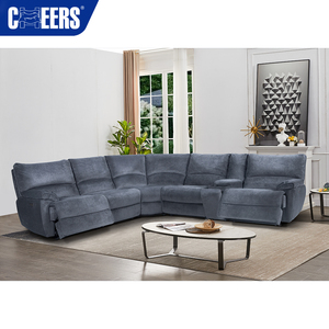 <span class=keywords><strong>MANWAH</strong></span> Sofá para sala de estar tapizado de tela extensible moderno, sofá seccional reclinable de 5 plazas - Product Image 5