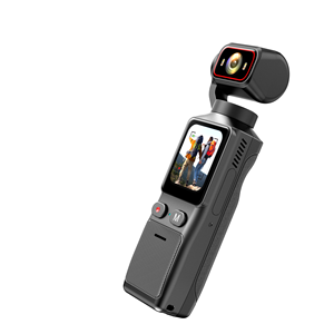 กล้องแอคชั่น Ansense 4K 60fps วิดีโอคมชัด ป้องกันภาพสั่นไหวอย่างแท้จริง เลนส์หมุนได้ 90 องศา มินิไนท์วิชั่น หน้าจอ 1.69 นิ้ว บันทึกภาพในอาคาร - Product Image 1