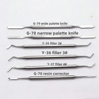 Couteau à sculpter la cire, en acier inoxydable, outil de soins bucco-dentaires