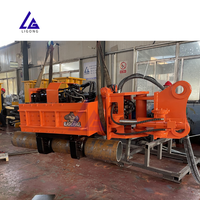 Marteau vibro-compacteur latéral pour excavatrice, haute efficacité, pour le soutien de grands fossés de fondation et les travaux de pieux de soutènement