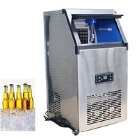 Machine à glaçons automatique grande capacité R290 à dégivrage automatique pour supermarché, machine à glaçons en forme de nuggets pour comptoir Frigidaire