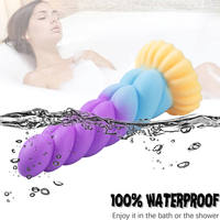 Novedoso Dildo Grande de Silicona Suave con Ventosa para Mujeres, Juguete Sexual para Masturbación, Tapón Anal, Masaje y Estimulación Vaginal