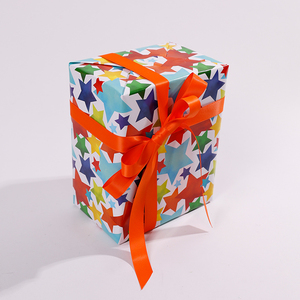 Wholesale <b>Christmas</b> Birthday Hot Stamping Tissue 43*300cm Gift Luxury Custom Packaging <b>Wrapping</b> <b>Paper</b> <b>Roll</b> - Product Image 1