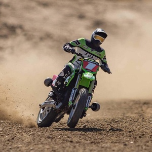 Moto électrique RC LO SI Promoto-MX à l'échelle 1/4, combo prêt à l'emploi avec gyroscope, batterie, chargeur, idéal pour le divertissement de course tout-terrain Pro Circuit - Product Image 2