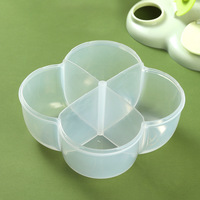 Portable Voyage Quatre Compartiments Bébé Lait En Poudre Conteneur De Stockage Des Aliments Divisé Distribution Sous-Paquet Boîte pour Nouveau-nés