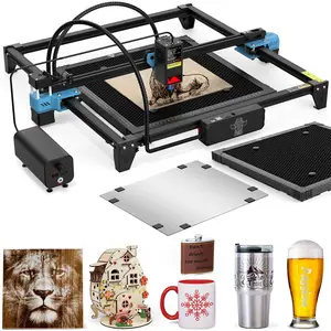 TWOTREES TTS Series Fixed Focus 450nm Automation Home Laser Cutting Engraving Marking Machine For Mugs Leather Wooden