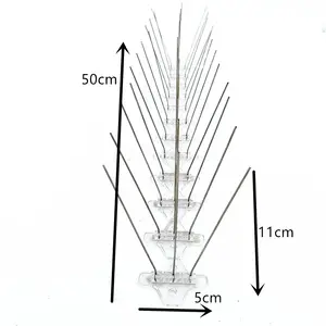 Pigeons Small Birds Stainless Steel Bird Spikes Disassembled Spikes 50 Thorns