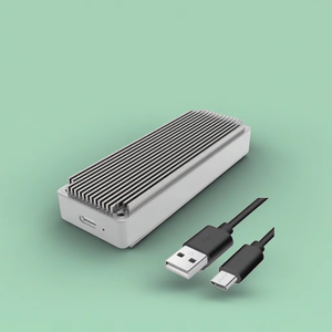 OEM Aluminium NVME/SATA M & B Typ C USB3.2 10 Gbit/s Externes Festplatten gehäuse SSD-Gehäuse für M.2 10 Gbit/s USB3.2 - Product Image 3