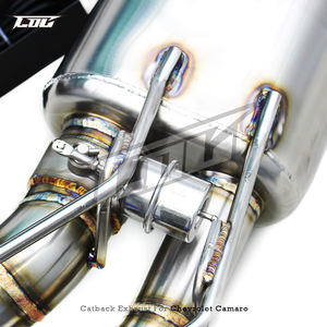 Catback d'échappement sonore automatique pour <span class=keywords><strong>Chevrolet</strong></span> <span class=keywords><strong>Camaro</strong></span> SS 6.2L 2010-2017 Silencieux d'échappement à soupape avec télécommande - Product Image 4
