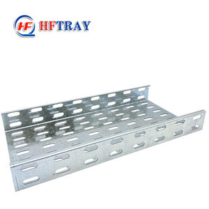 Usine chinoise 400 de largeur 200 de hauteur Acier au carbone Bac à câbles perforé Haute résistance Résistance à la corrosion Ignifuge Bac à câbles - Product Image 3