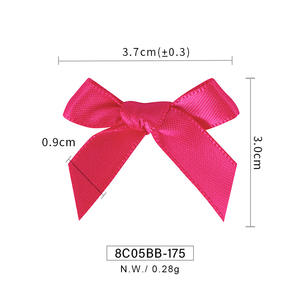 <span class=keywords><strong>Gordon</strong></span> Ribbons Factory hecho a mano pequeño lazo de cinta de terciopelo de una sola cara lazo de cinta de terciopelo con cable personalizado para <span class=keywords><strong>botella</strong></span> de Perfume - Product Image 4